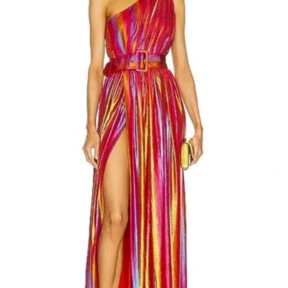 Retrofête Andrea Rainbow Dress, Size XS in Excellent Condition